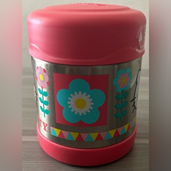 Hello Kitty Pink Thermos for Kids - Picture 4 of 7